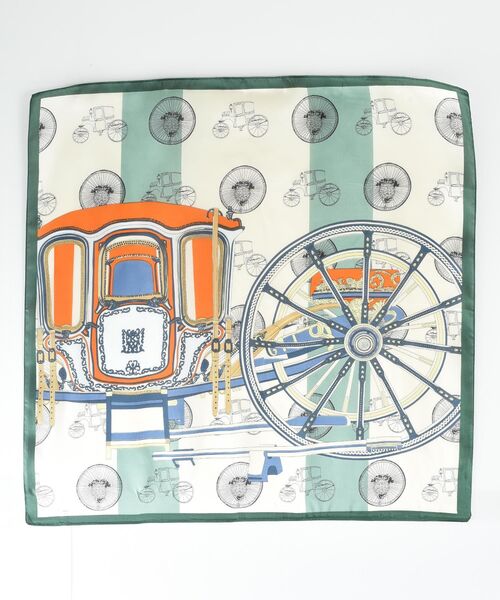 rps（アールピーエス）の「リング付きスカーフ（バンダナ/スカーフ・レディース・ブラック/ライトベージュ/サックスブルー/チャコールグレー/グレイッシュブルー/ダークグリーン/ブルー/ホワイト/ベージュ/オレンジ・フリー）」の16枚目の写真