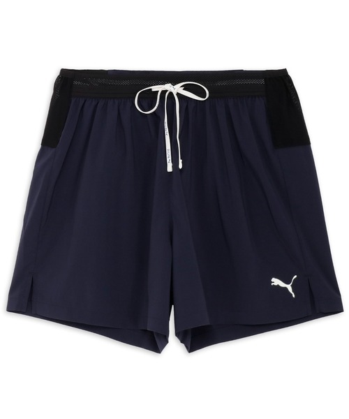 PUMA(プーマ)の「PUMA プーマ ユニセックス ランニング RF ショーツ(その他パンツ・メンズ・オフホワイト/ネイビー・SMALL/MEDIUM/LARGE/XX-LARGE/X-SMALL/X-LARGE)」の1枚目の写真