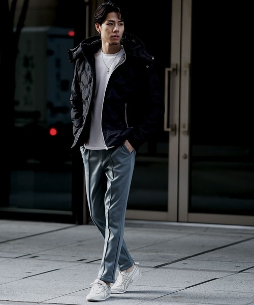 SOMEDIFF(サムディフ)の「裏起毛ポンチテーパードパンツ メンズ スラックス イージーパンツ あったかパンツ 春服 冬服(スラックス・メンズ・ブラウン/グレー/ネイビー/ブラック・M/L/XL)」の17枚目の写真