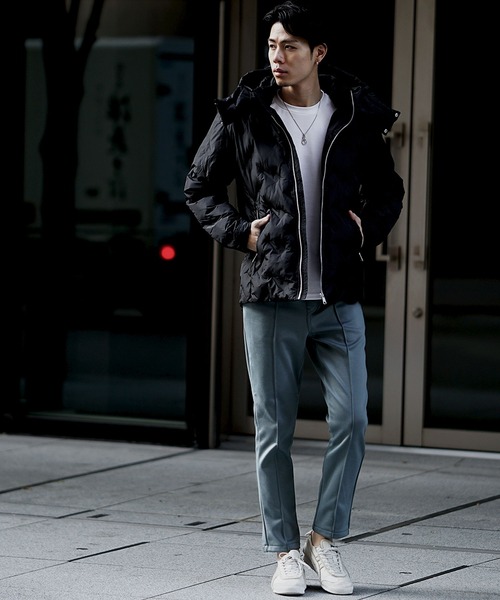 SOMEDIFF(サムディフ)の「裏起毛ポンチテーパードパンツ メンズ スラックス イージーパンツ あったかパンツ 春服 冬服(スラックス・メンズ・ブラウン/グレー/ネイビー/ブラック・M/L/XL)」の18枚目の写真