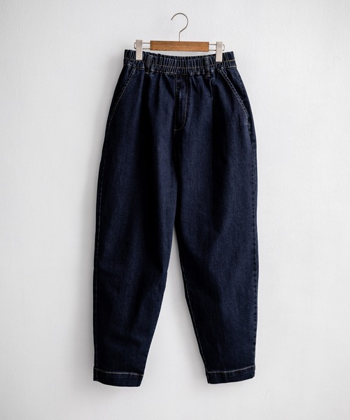 Rocky Monroe(ロッキーモンロー)の「ストレッチデニム テーパード バルーンイージーパンツ コクーンパンツ(デニムパンツ・メンズ・ノンウォッシュ/ブルー/インディゴブルー・M/L)」の14枚目の写真