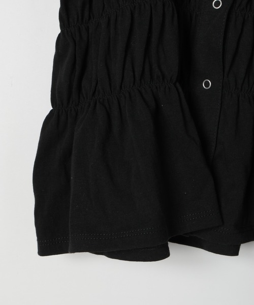 LOWRYS FARM（ローリーズファーム）の「シャーリングカットカーディガン　 292635（カーディガン/ボレロ・キッズ・ブラック/オフホワイト/レッド・110cm/120cm/130cm/140cm/150cm）」の8枚目の写真