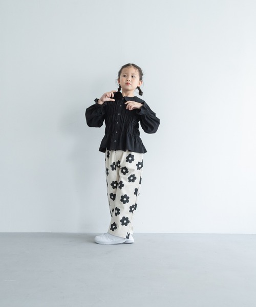 LOWRYS FARM（ローリーズファーム）の「シャーリングカットカーディガン　 292635（カーディガン/ボレロ・キッズ・ブラック/オフホワイト/レッド・110cm/120cm/130cm/140cm/150cm）」の17枚目の写真