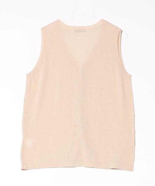 ムラサキスポーツ(ムラサキスポーツ)の「RIKKA FEMME/リッカファム ニットジレベスト RF25SS22(ベスト・レディース・アイボリー/ベージュ・FREE)」の15枚目の写真