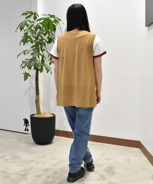 ムラサキスポーツ(ムラサキスポーツ)の「RIKKA FEMME/リッカファム ニットジレベスト RF25SS22(ベスト・レディース・アイボリー/ベージュ・FREE)」の13枚目の写真