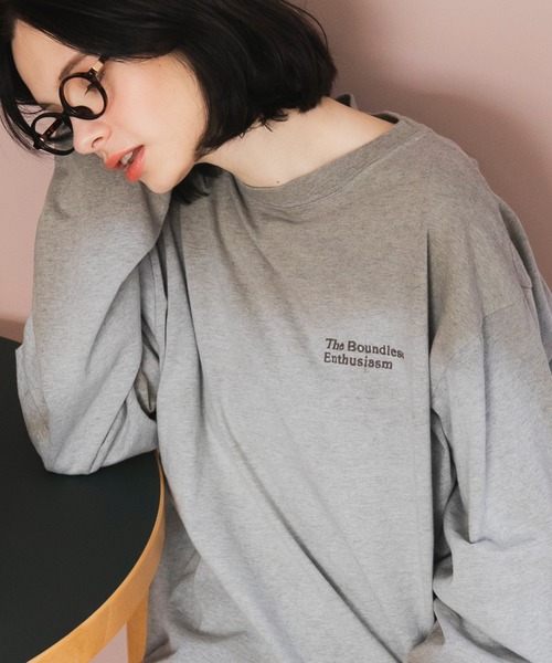 【新品タグ付き】CULLNI ロゴ刺繍 オーバーサイズロンT サイズ2 2_5e2acf03-fa01-47e8-a2d8-