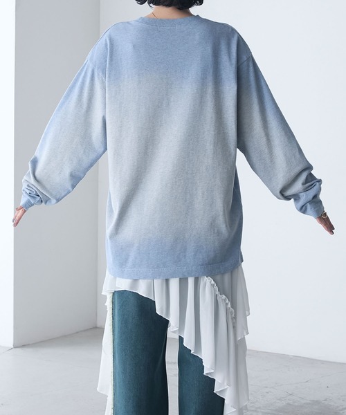 【新品タグ付き】CULLNI ロゴ刺繍 オーバーサイズロンT サイズ2 CULLNI｜クルニのTシャツ/カットソー（ブランドロゴ）通販