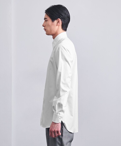 UNITED ARROWS（ユナイテッドアローズ）の「イージーケア AG ブロード レギュラー シャツ -抗菌防臭-（ビジネスシャツ・メンズ・ホワイト・37cm/39cm/40cm/41cm/42cm/38cm）」の13枚目の写真