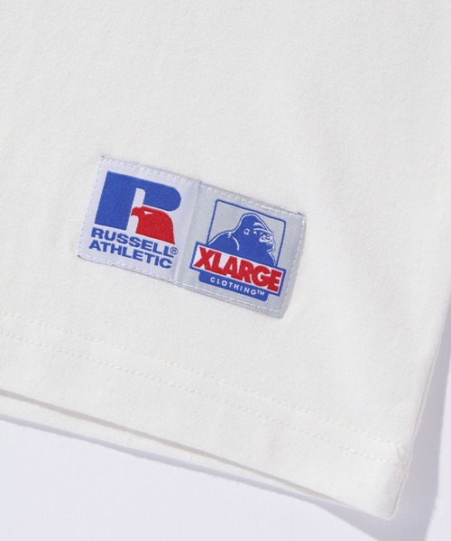 完売必須 早い者勝ち XLARGE×RUSSELL ATHLETIC S/S TEE ロゴ◎ XLARGE×RUSSELL ATHLETIC S/S TEE（Tシャツ/カットソー
