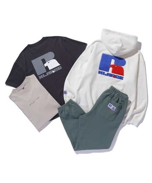 完売必須 早い者勝ち XLARGE×RUSSELL ATHLETIC S/S TEE ロゴ◎ XLARGE×RUSSELL ATHLETIC S/S TEE（Tシャツ/カットソー