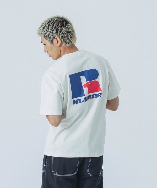 完売必須 早い者勝ち XLARGE×RUSSELL ATHLETIC S/S TEE ロゴ◎ XLARGE×RUSSELL ATHLETIC S/S TEE（Tシャツ/カットソー