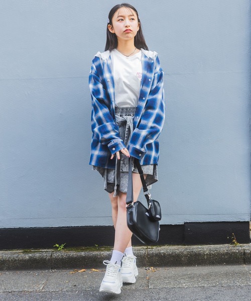 セール】デニムラップフウヘムスカート（デニムスカート）｜repipi  