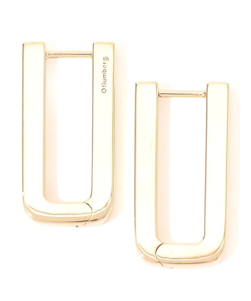 Otiumberg. Chanky Rectangle Hoop ピアス（ピアス（両耳用））｜TOMORROWLAND（トゥモローランド）
