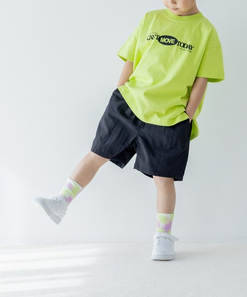 LOWRYS FARM（ローリーズファーム）の「アクティブショートパンツ　290696（その他パンツ・キッズ・ブラック/パープル/ブラック系その他/イエロー/オレンジ/ブラウン/ピンク・110cm/120cm/130cm/140cm/150cm）」の2枚目の写真