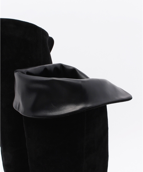 Heather（ヘザー）の「フェイクスエードニーハイブーツ　705077（ブーツ・レディース・ブラウン/ブラック・SMALL/MEDIUM/LARGE）」の9枚目の写真