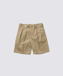 2TUCK TWILL TROUSERS SHORTS / トラウザーショーツ