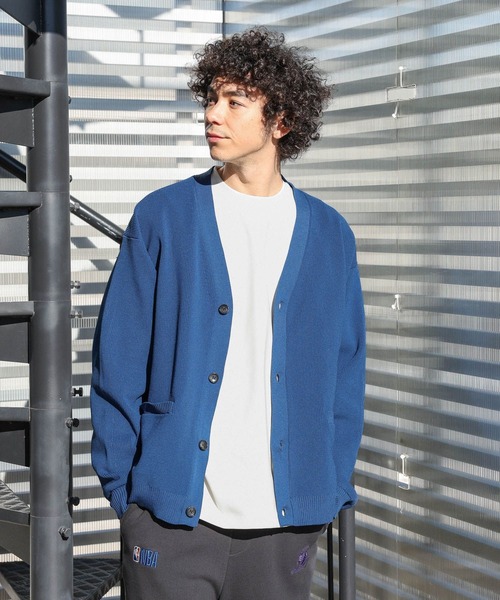 BAYFLOW(ベイフロー)の「スポンディッシュニットカーディガン(カーディガン/ボレロ・メンズ・ネイビー/グリーン/ブルー・MEDIUM/LARGE)」の3枚目の写真