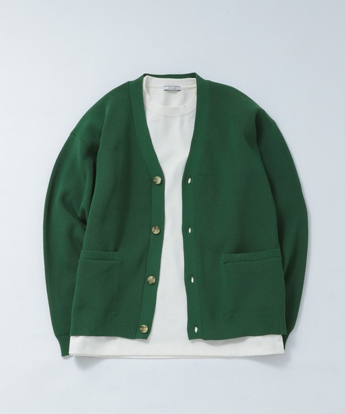 BAYFLOW(ベイフロー)の「スポンディッシュニットカーディガン(カーディガン/ボレロ・メンズ・ネイビー/グリーン/ブルー・MEDIUM/LARGE)」の4枚目の写真