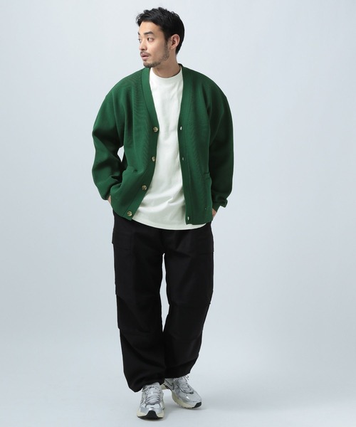 BAYFLOW(ベイフロー)の「スポンディッシュニットカーディガン(カーディガン/ボレロ・メンズ・ネイビー/グリーン/ブルー・MEDIUM/LARGE)」の7枚目の写真