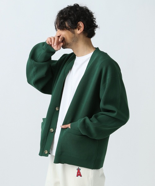 BAYFLOW(ベイフロー)の「スポンディッシュニットカーディガン(カーディガン/ボレロ・メンズ・ネイビー/グリーン/ブルー・MEDIUM/LARGE)」の8枚目の写真