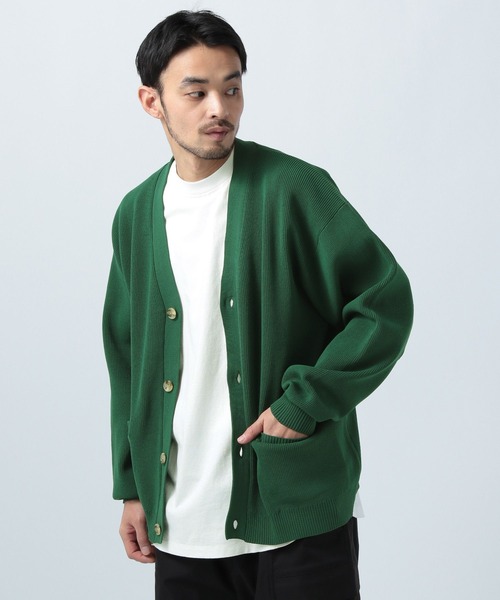 BAYFLOW(ベイフロー)の「スポンディッシュニットカーディガン(カーディガン/ボレロ・メンズ・ネイビー/グリーン/ブルー・MEDIUM/LARGE)」の9枚目の写真