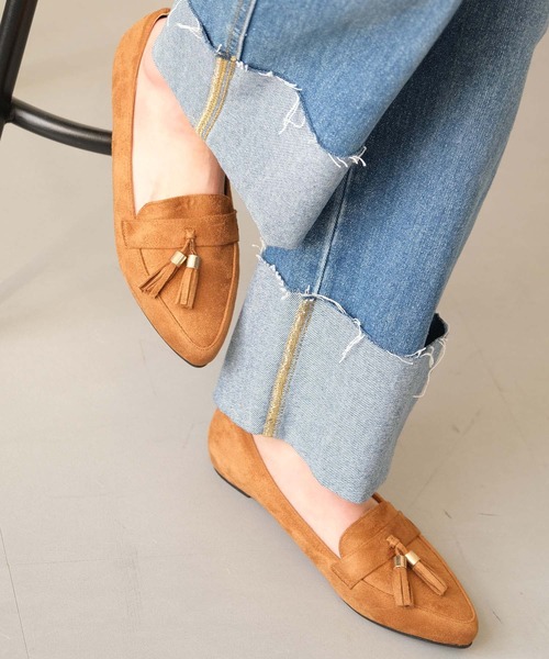 aquagarage（アクアガレージ）の「1.5cmインヒールローファー（パンプス・レディース・ホワイト系その他5/レッド系その他6/ブラック系その他3/ブラック系その他/ベージュ系その他3/ブラウン系その他2/ブラック系その他5/ブラック系その他2/グレー系その他/ブルー系その他2/ブラウン系その他/ブラウン系その他6/ベージュ系その他/ブラック系その他4/ベージュ系その他2/ブラック系その他6/ブルー系その他/ベージュ系その他6・23.0cm/23.5cm/24.5cm/22.5cm/25.5cm/21.5cm/24.0cm/25.0cm/26.0cm/22.0cm）」の9枚目の写真