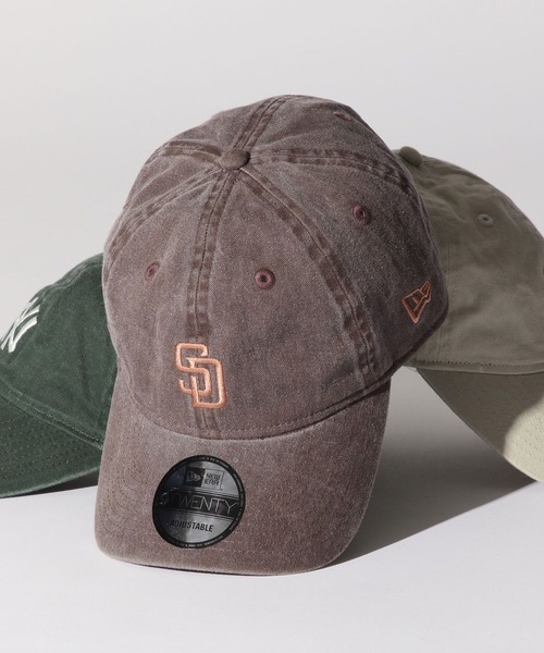 NEW ERA（ニューエラ）の「【NEW ERA/ニューエラ】別注/9TWENTY MLBウォッシュドキャップ（キャップ・メンズ・ブラック/ブラウン/ピンク/ブルー/グリーン/アイボリー/レッド/ライトグレー/ブラック系その他/ブラック系その他2・FREE）」の7枚目の写真