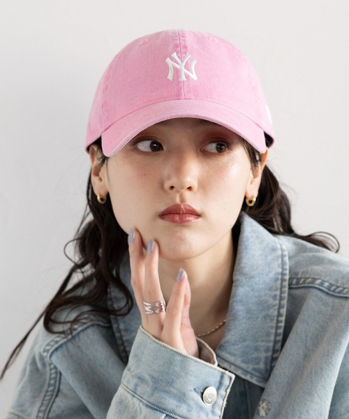 NEW ERA（ニューエラ）の「【NEW ERA/ニューエラ】別注/9TWENTY MLBウォッシュドキャップ（キャップ・メンズ・ブラック/ブラウン/ピンク/ブルー/グリーン/アイボリー/レッド/ライトグレー/ブラック系その他/ブラック系その他2・FREE）」の10枚目の写真