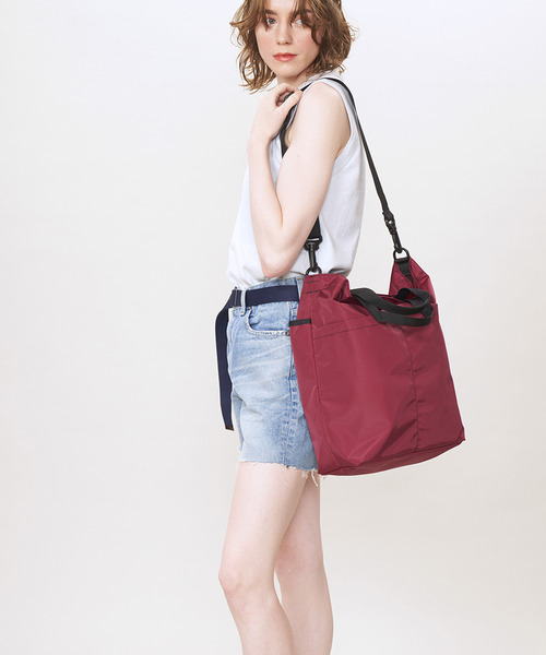 Drifter(ドリフター)の「EVERYDAY TOTE/エブリデイトート(ショルダーバッグ・レディース・ブルー/オレンジ/ブラック/ダークグリーン/レオパード/バーガンディー/レモンイエロー/グリーン系カモフラージュ・FREE)」の20枚目の写真