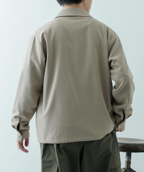 ITEMS URBANRESEARCH（アイテムズ アーバンリサーチ）の「ウォッシャブルTRコーチジャケット（ブルゾン・メンズ・グレー/ブラック/ベージュ・SMALL/MEDIUM/LARGE）」の15枚目の写真