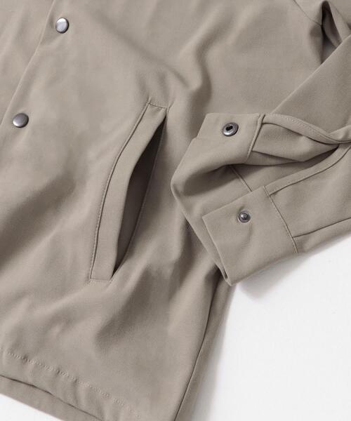 ITEMS URBANRESEARCH（アイテムズ アーバンリサーチ）の「ウォッシャブルTRコーチジャケット（ブルゾン・メンズ・グレー/ブラック/ベージュ・SMALL/MEDIUM/LARGE）」の4枚目の写真