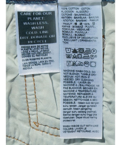 Levi's（リーバイス）の「Levi's/リーバイス ICONIC ロングスカート ミディアムインディゴ（デニムスカート・レディース・インディゴブルー・23inch/24inch/25inch/26inch/27inch/28inch）」の12枚目の写真