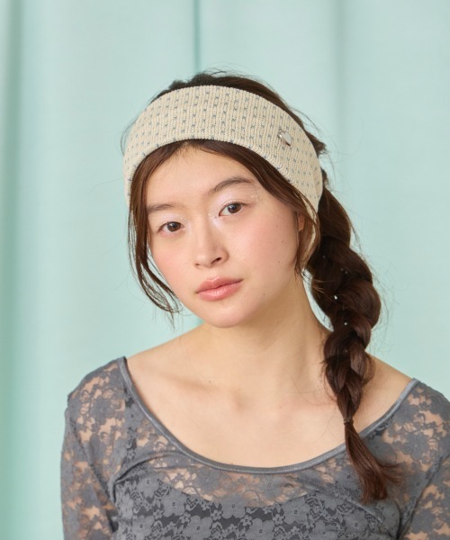 kaorinomori(カオリノモリ)の「kaorinomori フラヘアバンド / カオリノモリ(ヘアバンド・レディース・ブラック/ピンク/ホワイト・FREE)」の1枚目の写真