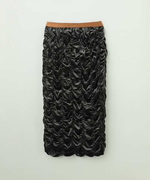 ROSE BUD(ローズバッド)の「シャーリングベロアスカート(スカート・レディース・グレー/カーキ・ONE SIZE)」の10枚目の写真