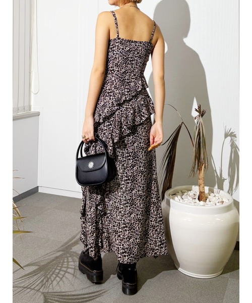 セール】【再生産！】ギャザーアシンメトリーロングワンピース