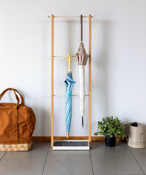 journal standard Furniture （ジャーナルスタンダードファニチャー）の「《WEB限定》【Mash/マッシュ】LIV umbrella hanger　傘　ハンガーラック（収納グッズ・レディース・ホワイト/チャコールグレー・FREE）」の5枚目の写真