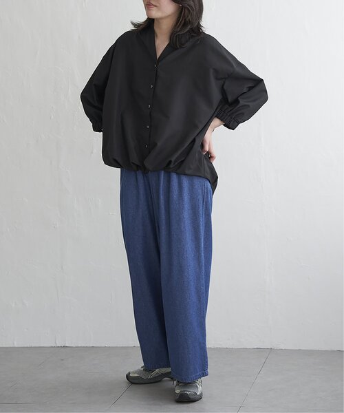 VENCEEXCHANGE（ヴァンスエクスチェンジ）の「6.5OZデニム2タックワイドパンツ（デニムパンツ・レディース・オフホワイト/ライトブルー/ブルー/ネイビー・FREE）」の21枚目の写真