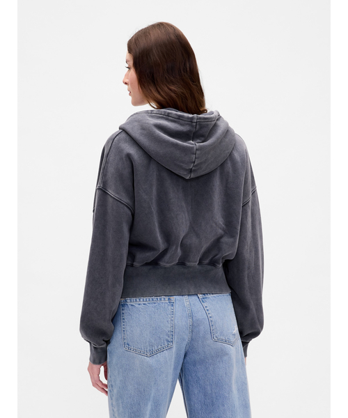 GAP(ギャップ)の「ヴィンテージソフト ジップアップ ウェッジパーカー(パーカー・レディース・ブラック/ネイビー/ブラウン/ピンク系その他/ワイン/レッド/キャメル/ブラウン系その他/レッド系その他2/イエロー/ヘザーグレー/ブラック系その他2/ブルー系その他2/ブラウン系その他2・XS/S/M/L/XL/XXS)」の15枚目の写真
