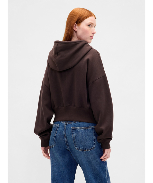 GAP(ギャップ)の「ヴィンテージソフト ジップアップ ウェッジパーカー(パーカー・レディース・ブラック/ネイビー/ブラウン/ピンク系その他/ワイン/レッド/キャメル/ブラウン系その他/レッド系その他2/イエロー/ヘザーグレー/ブラック系その他2/ブルー系その他2/ブラウン系その他2・XS/S/M/L/XL/XXS)」の21枚目の写真