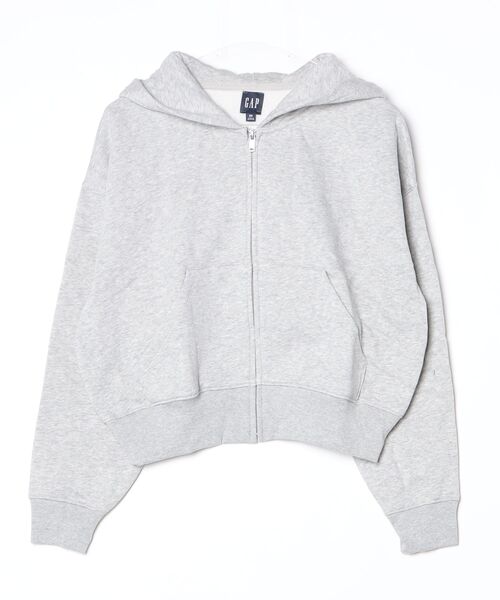 GAP(ギャップ)の「ヴィンテージソフト ジップアップ ウェッジパーカー(パーカー・レディース・ブラック/ネイビー/ブラウン/ピンク系その他/ワイン/レッド/キャメル/ブラウン系その他/レッド系その他2/イエロー/ヘザーグレー/ブラック系その他2/ブルー系その他2/ブラウン系その他2・XS/S/M/L/XL/XXS)」の4枚目の写真
