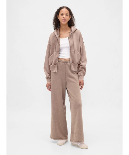 GAP(ギャップ)の「ヴィンテージソフト ジップアップ ウェッジパーカー(パーカー・レディース・ブラック/ネイビー/ブラウン/ピンク系その他/ワイン/レッド/キャメル/ブラウン系その他・XS/S/M/L/XL/XXS)」の9枚目の写真