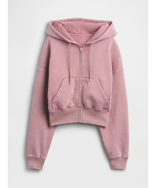 GAP(ギャップ)の「ヴィンテージソフト ジップアップ ウェッジパーカー(パーカー・レディース・ブラック/ネイビー/ブラウン/ピンク系その他/ワイン/レッド/キャメル/ブラウン系その他・XS/S/M/L/XL/XXS)」の12枚目の写真