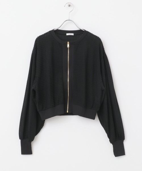 ITEMS URBANRESEARCH(アイテムズ アーバンリサーチ)の「ポコポコシアーブルゾン(ブルゾン・レディース・ブラック/カーキ/ベージュ・FREE)」の15枚目の写真