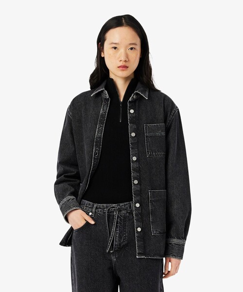 セール】ウィメンズワーク デニムシャツジャケット / カバーオール