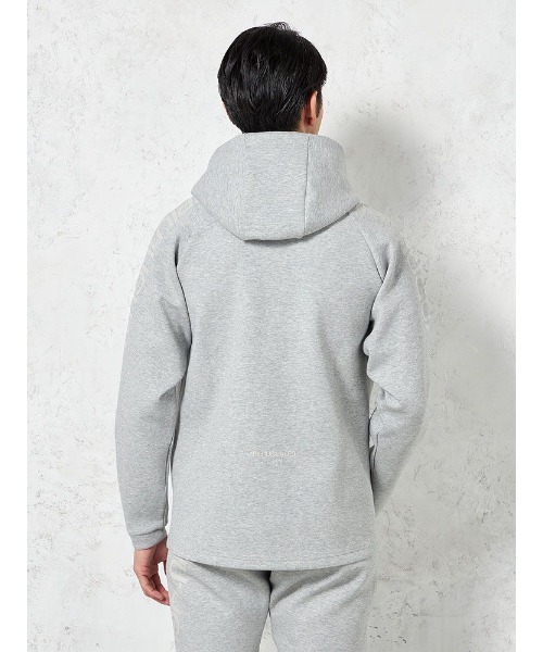 1piu1uguale3 RELAX（ウノピュウノウグァーレトレリラックス）の「1PIU1UGUALE3RELAXTRAININGPULLHOODIE（パーカー・メンズ・グレー/ブラック・LL/M/L）」の14枚目の写真