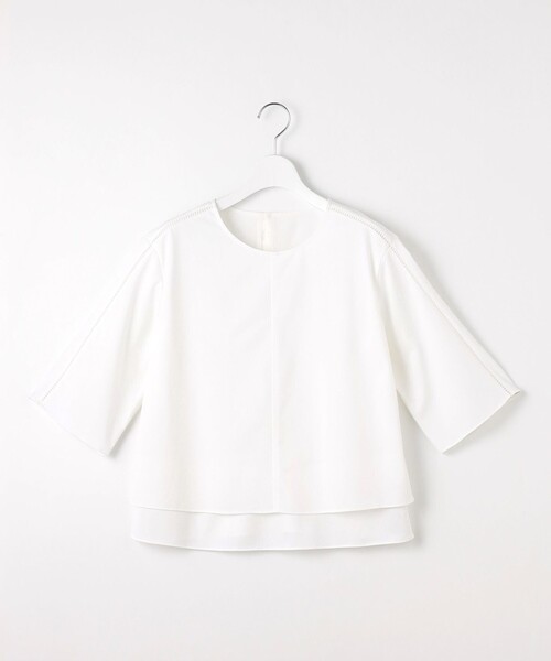 J.PRESS(ジェイプレス)の「【洗える】トリコットジャージー カットソー(Tシャツ/カットソー・レディース・ホワイト系/ネイビー系/ピンク系・T13/T15)」の12枚目の写真