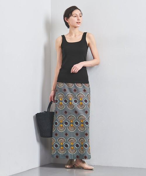 UNITED ARROWS（ユナイテッドアローズ）の「コットン スクエア タンクトップ（タンクトップ・レディース・ブラック/ホワイト・FREE）」の18枚目の写真