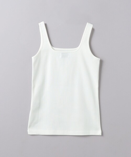 UNITED ARROWS（ユナイテッドアローズ）の「コットン スクエア タンクトップ（タンクトップ・レディース・ブラック/ホワイト・FREE）」の7枚目の写真