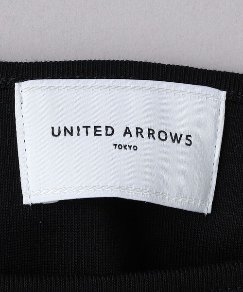 UNITED ARROWS（ユナイテッドアローズ）の「コットン スクエア タンクトップ（タンクトップ・レディース・ブラック/ホワイト・FREE）」の4枚目の写真