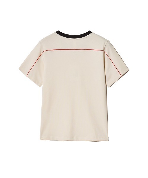 Kijun(キジュン)の「Kijun/キジュン Cycle Half Sleeve Top Tシャツ 夏物 夏服(Tシャツ/カットソー・レディース・チャコール/ライトベージュ・S/M/L)」の18枚目の写真